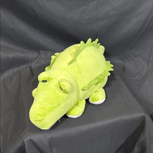 Pink Sky Other - Vibrant Green Plush Alligator Toy